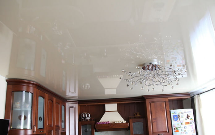 soffitto teso beige