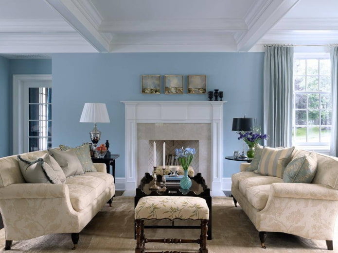 interno beige e blu