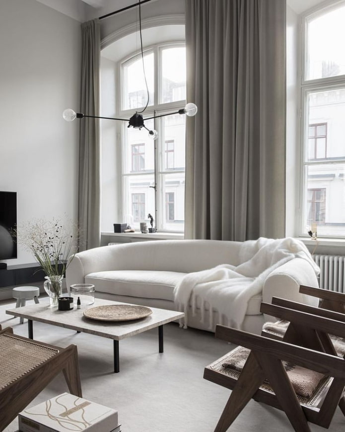 soggiorno in stile scandinavo