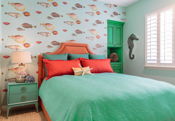 camera da letto in stile marinaro