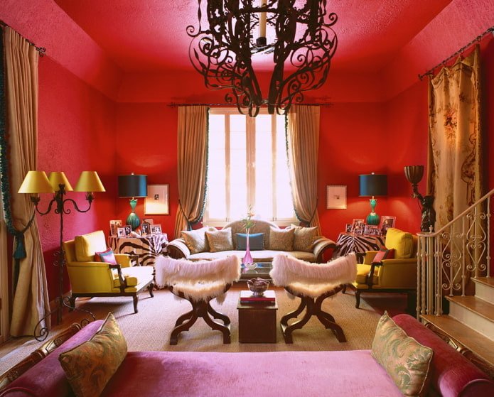 boho glamour negli interni