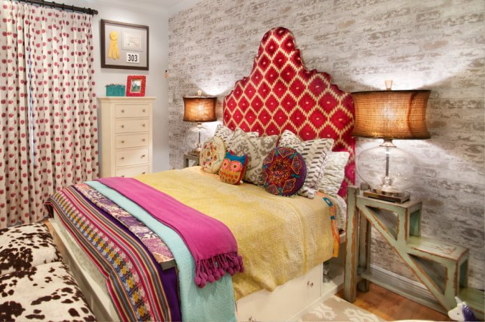 testiera in stile boho