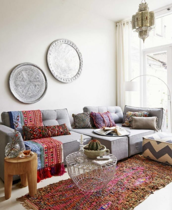 divano modulare all'interno