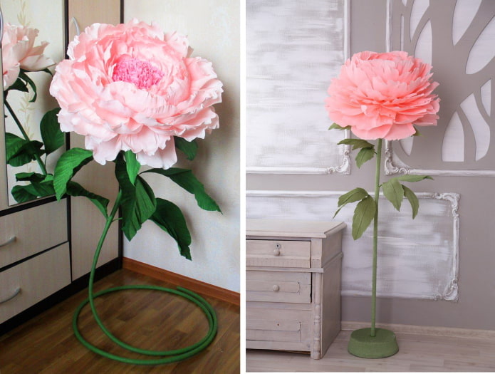 Fiori su supporti