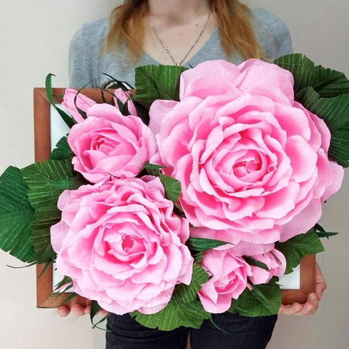Pannello di peonie
