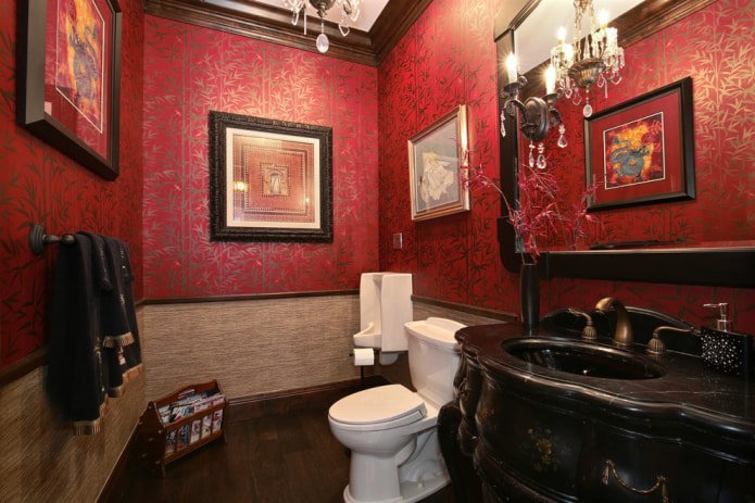 stile orientale in bagno