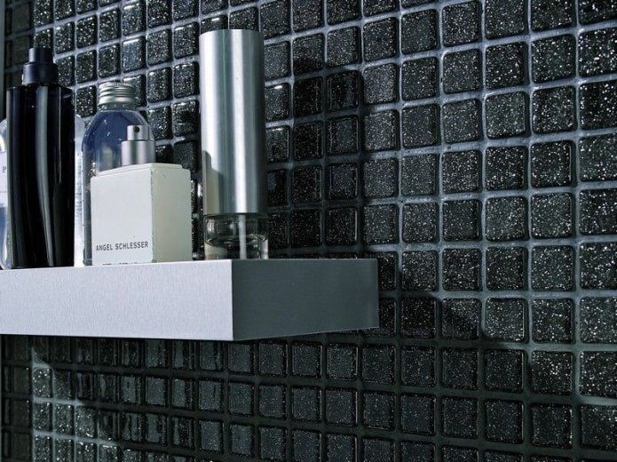 mosaico con glitter
