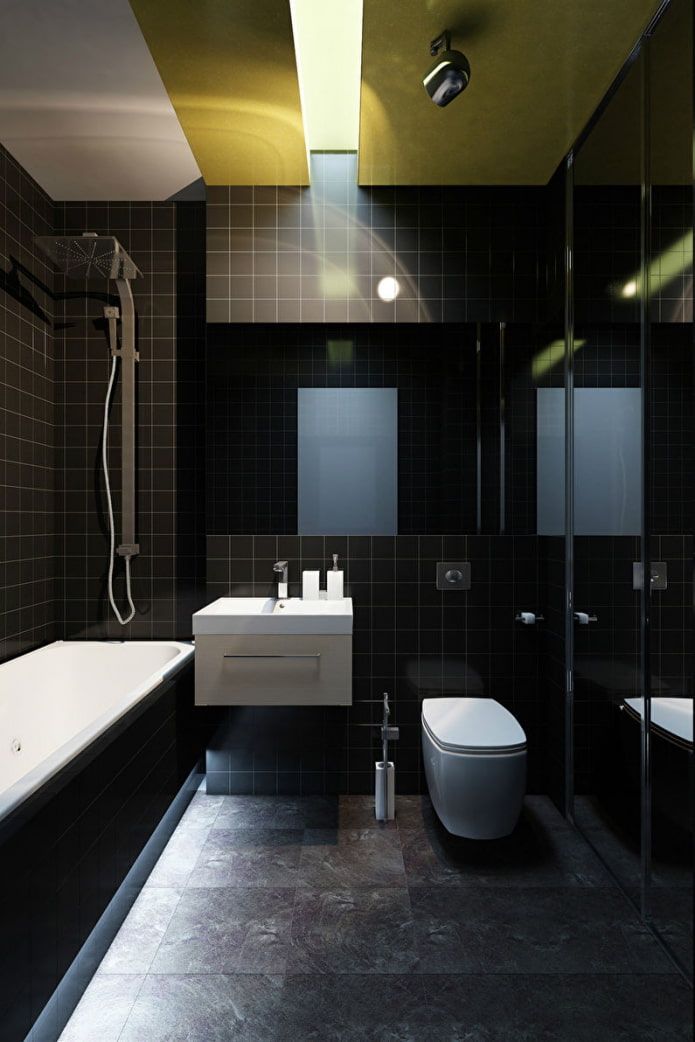 design minimalista del bagno
