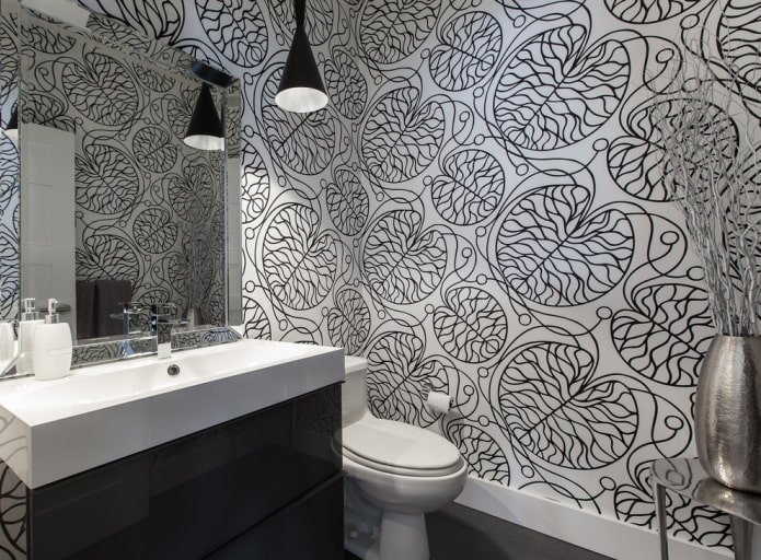 WC in bianco e nero