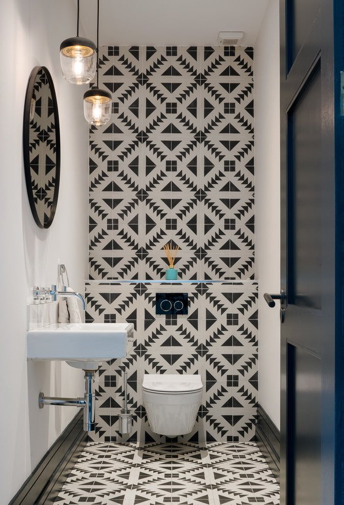WC in bianco e nero