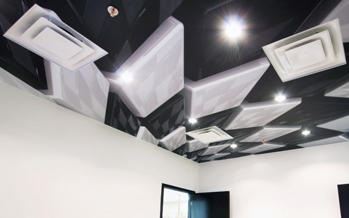 stampa di foto 3D sul soffitto