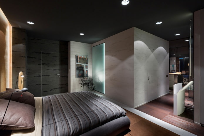 soffitto nero opaco