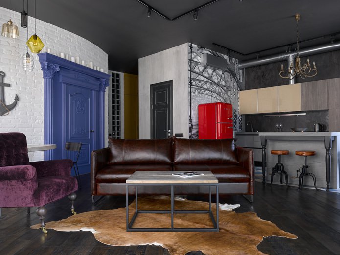 dipingere il soffitto di nero
