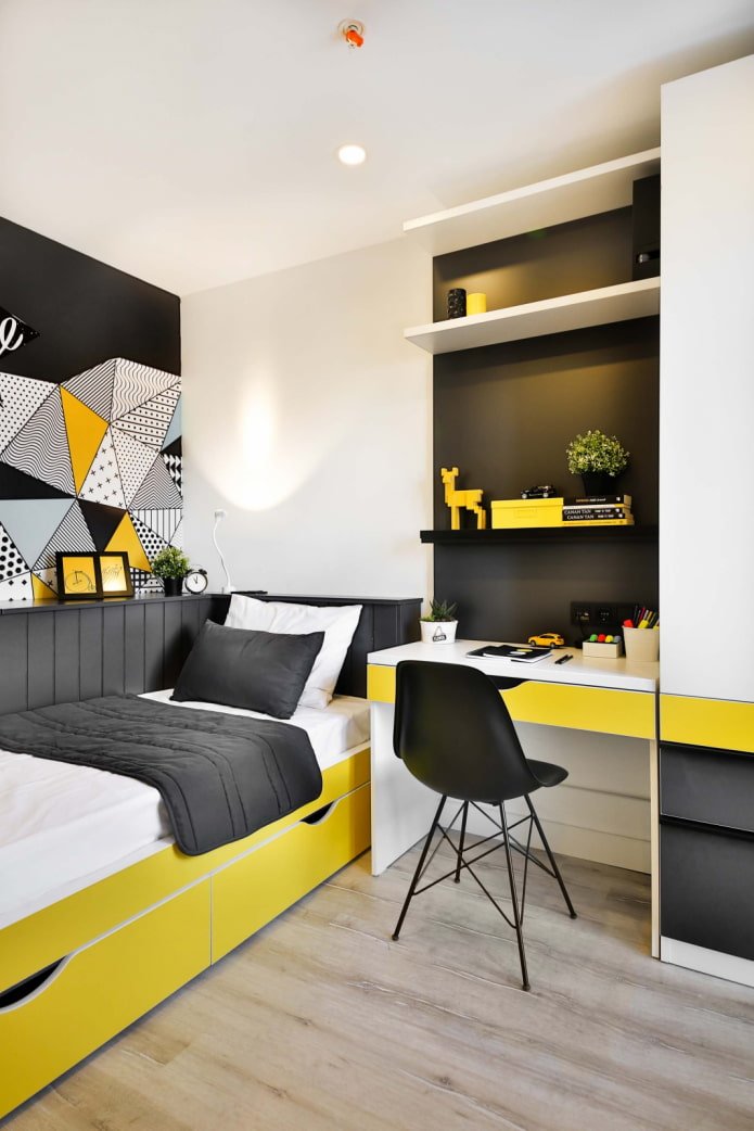 combinazioni con il giallo per una cameretta dei bambini