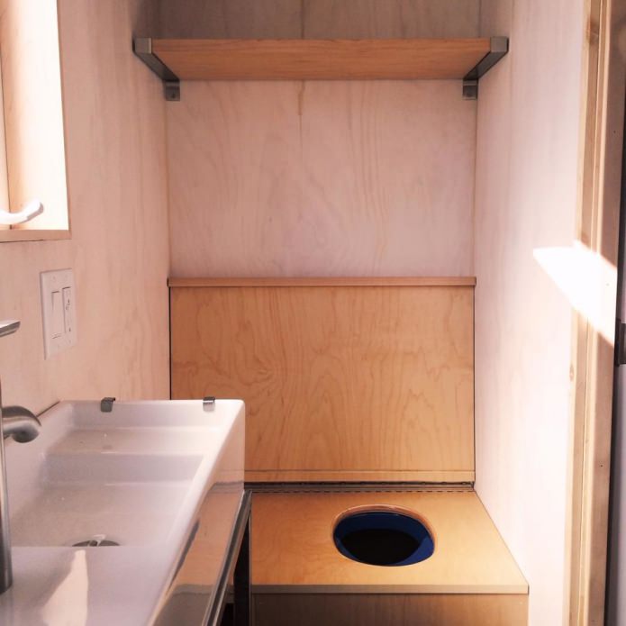 WC in cottage di classe economica