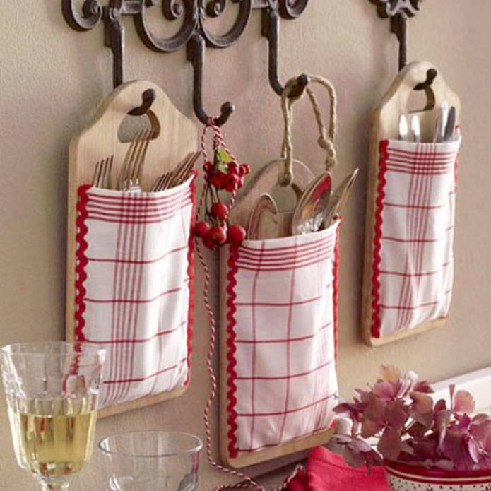 Organizzatore per posate sospeso