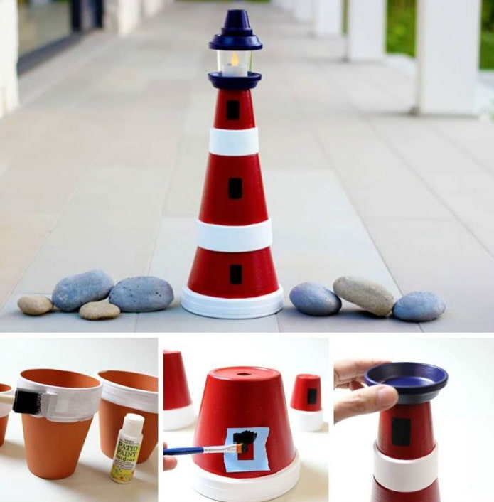 Faro in vasi