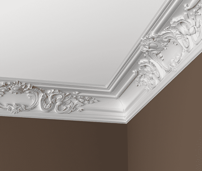 modanatura in stucco