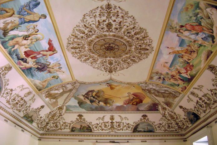affresco sul soffitto