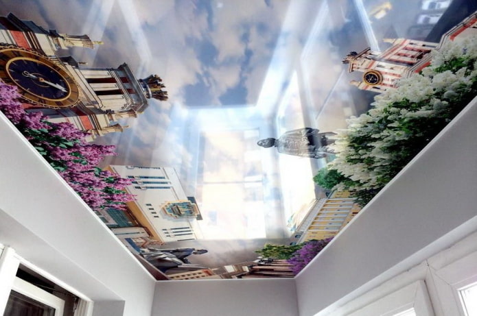 stampa fotografica sul soffitto