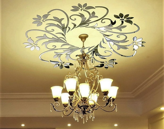 adesivi decorativi sul soffitto