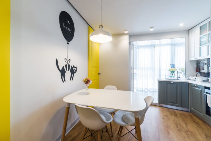 adesivo decorativo da parete in cucina