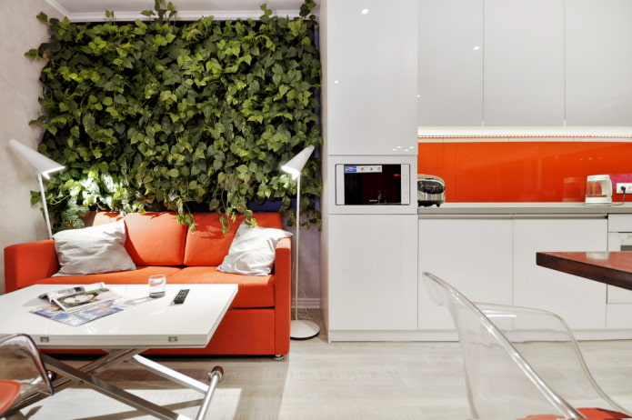 parete abitabile nell'interno della cucina