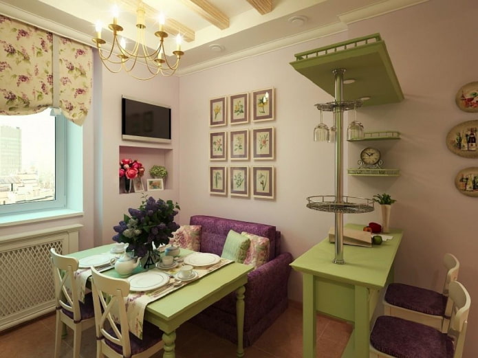 decorazione da parete per cucina in stile provenzale