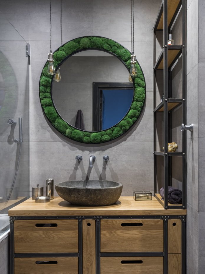 decorazione prodotto specchio in eco-style