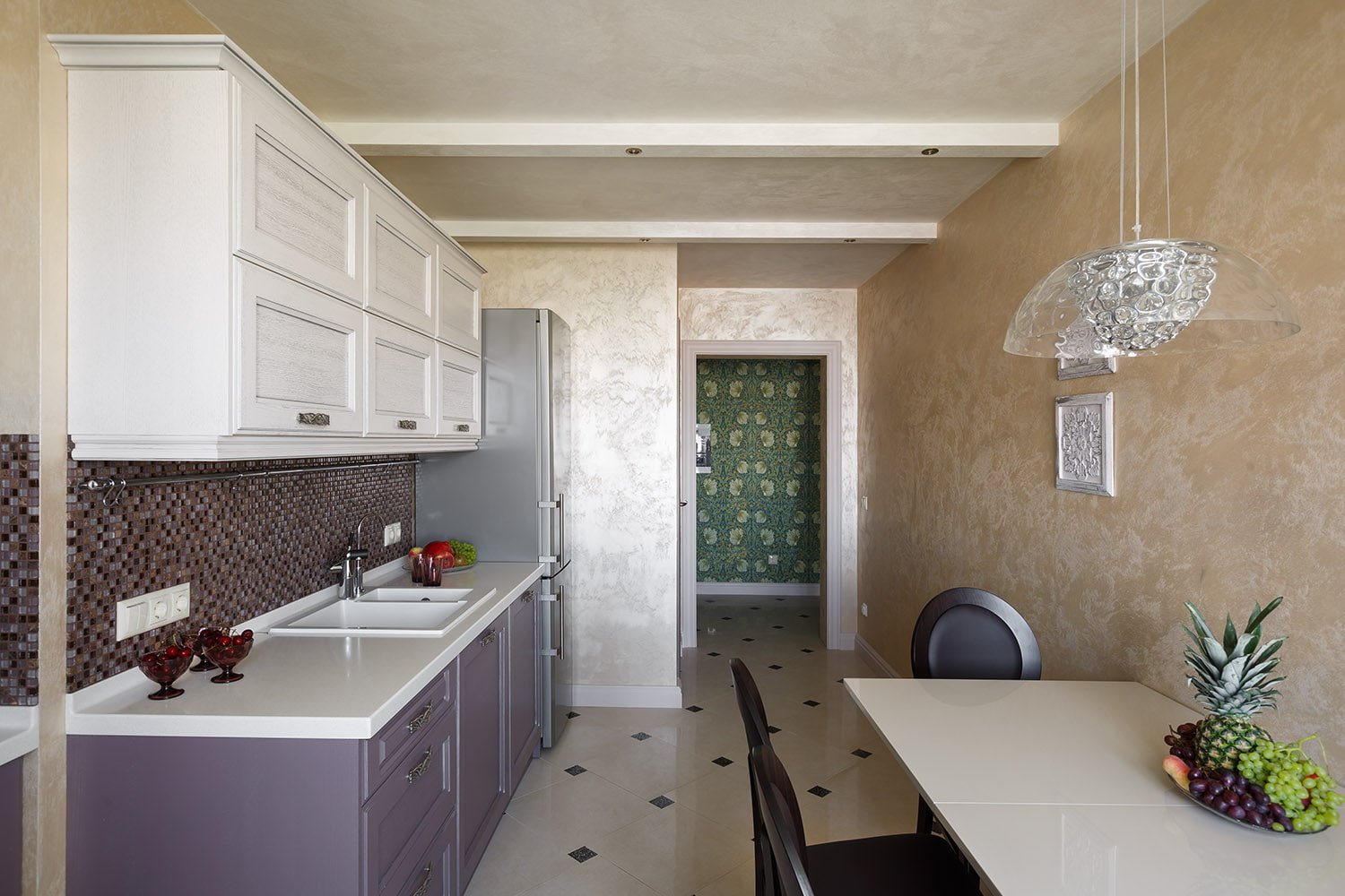 Intonaco decorativo in cucina