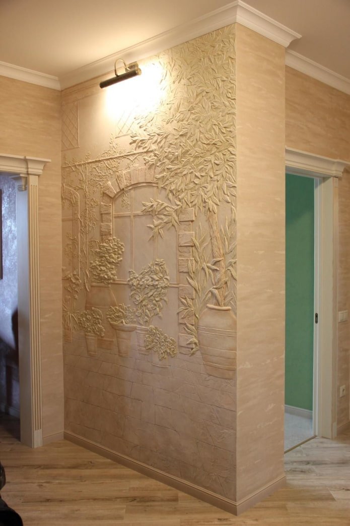 quadro decorativo in gesso per interni