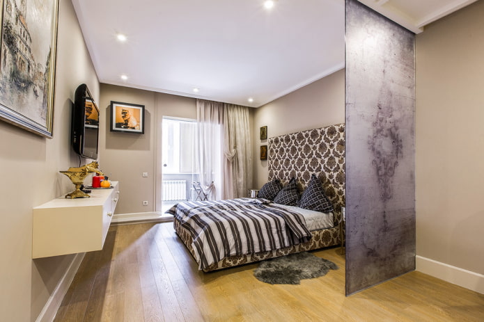 divisorio nell'interno della camera da letto