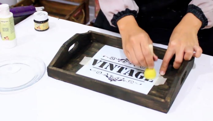 prepara lo stencil