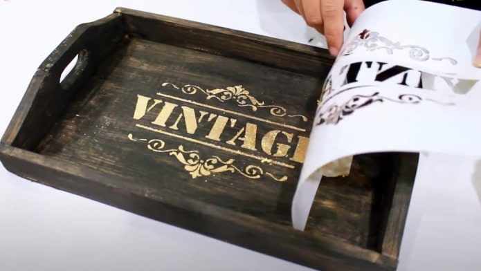 rimozione dello stencil