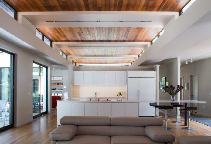 soffitto combinato per interni