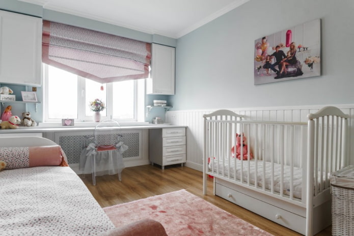 Stanza per un bambino in età prescolare e un neonato