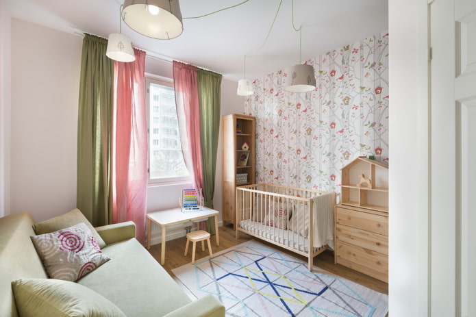 decorazione all'interno della cameretta di un bambino