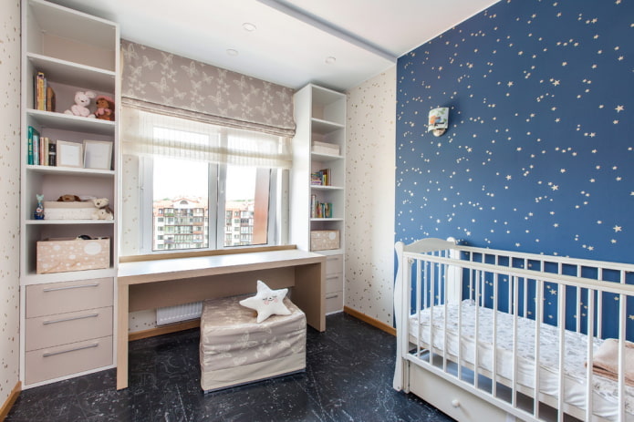 decorazione all'interno della cameretta di un bambino