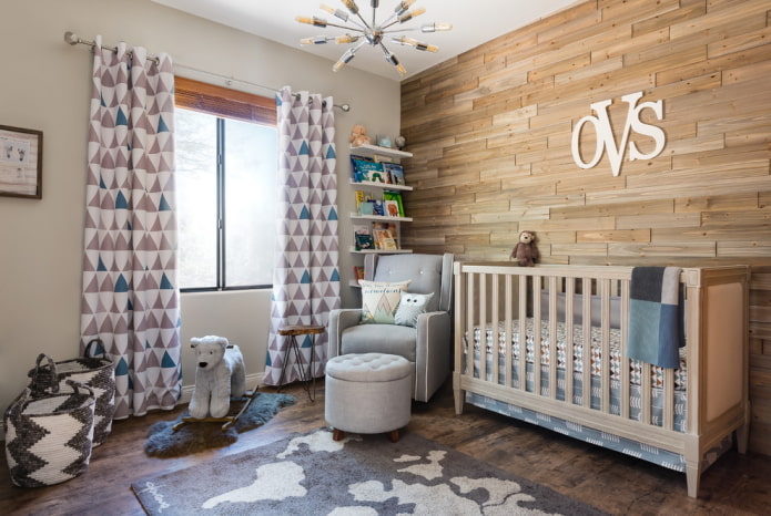 decorazione dell'interno della cameretta di un bambino