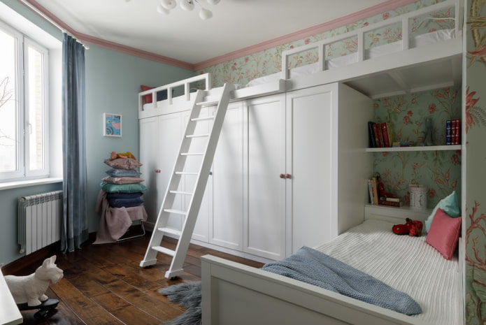 arredare una camera da letto per tre bambini