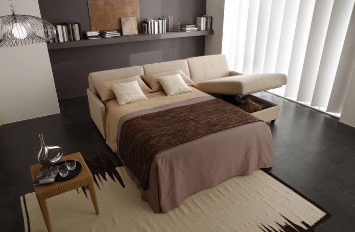 Divano letto angolare