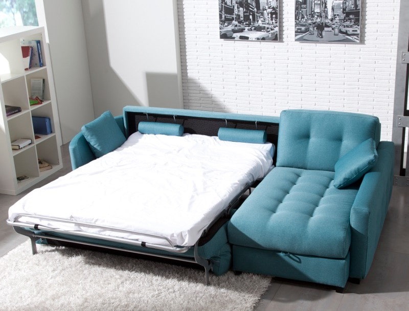 Divano letto: foto, tipi di meccanismi, materiali di rivestimento, design, colori, forme