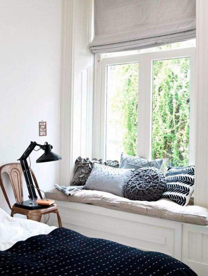 Camera da letto in stile scandinavo