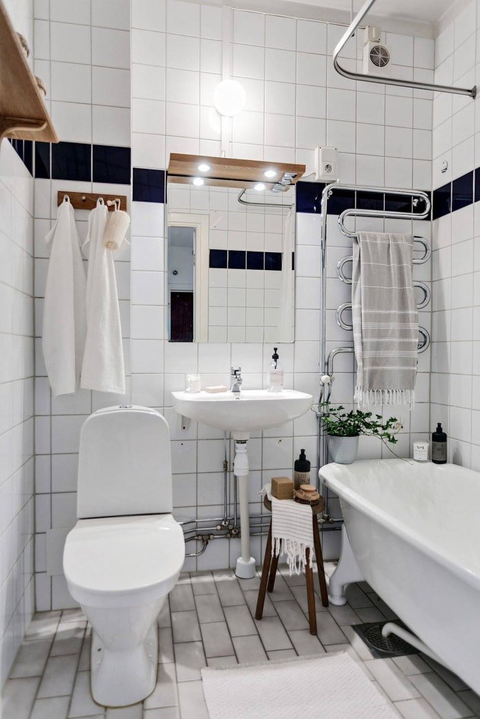 Bagno in stile scandinavo