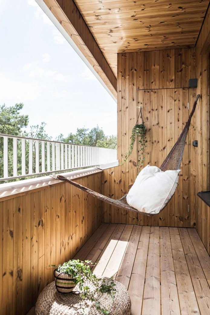 progettazione dell'area salotto sul balcone