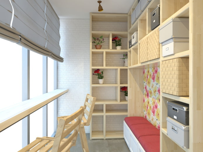 progettazione dello spazio balcone