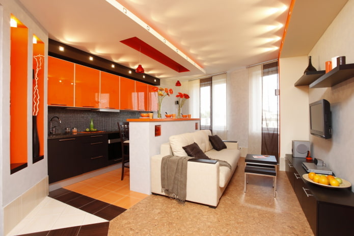 Cucina-soggiorno