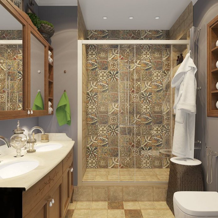 bagno con doccia