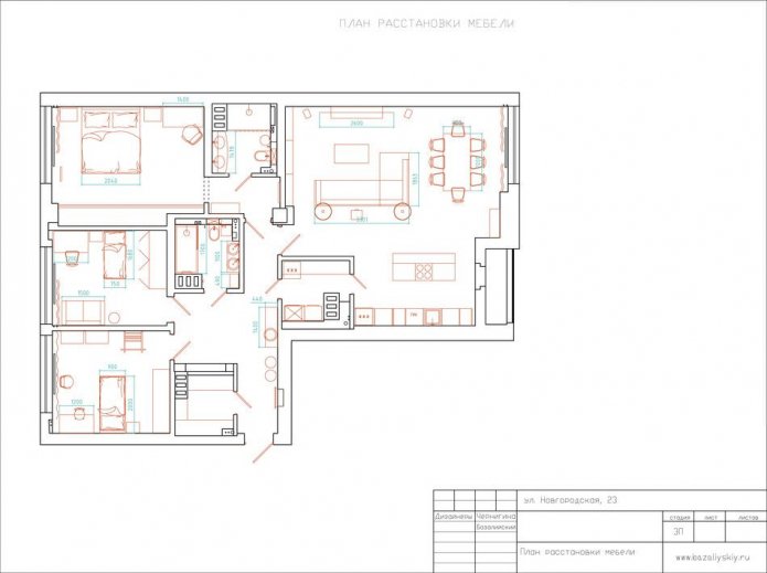 planimetria appartamento 145 mq