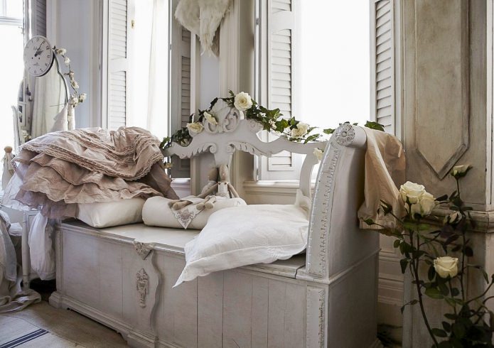 panca shabby chic